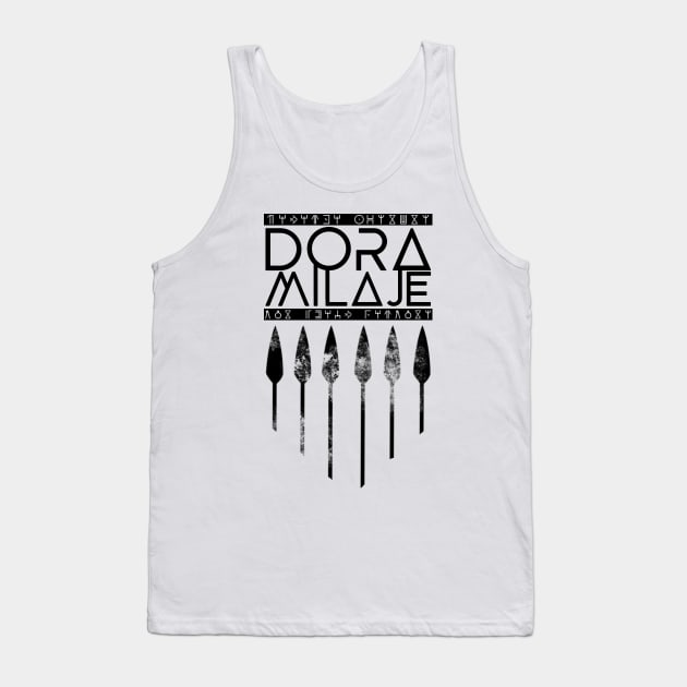 Dora Milaje Crest Tank Top by ChrisPierreArt